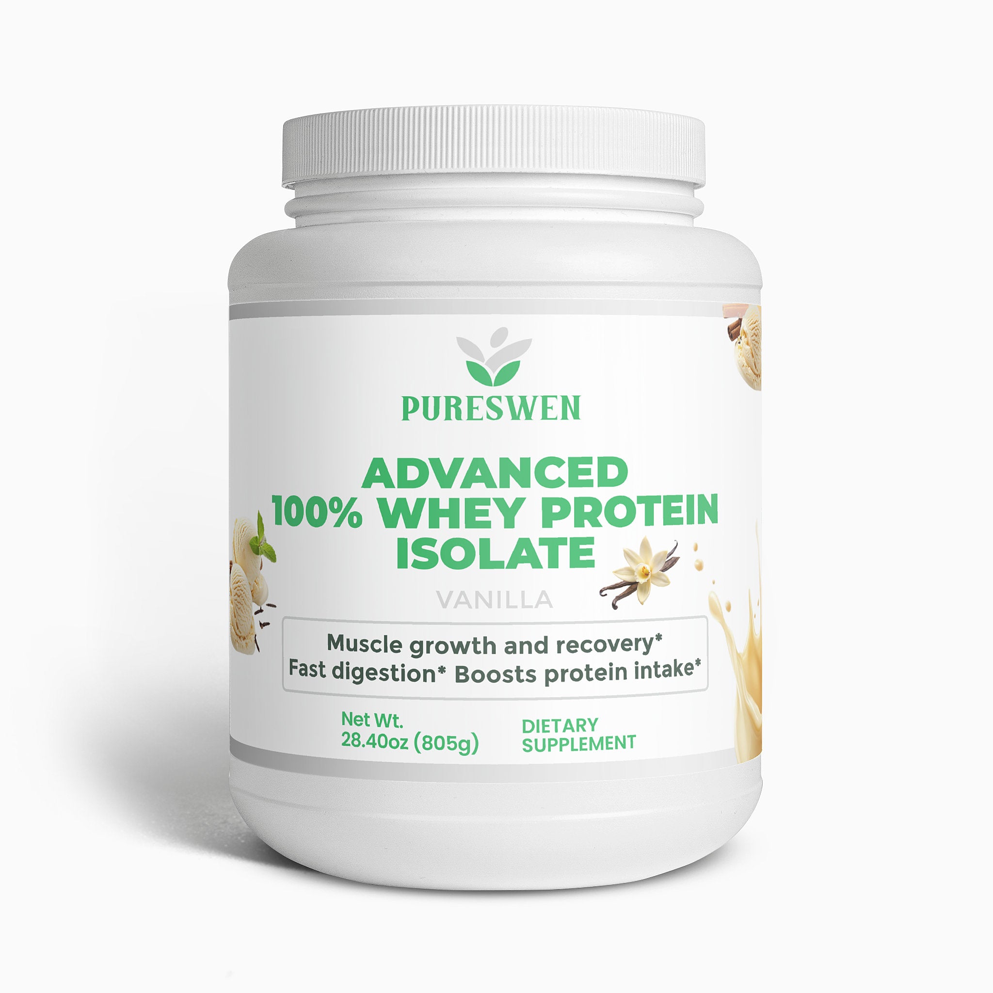Advanced 100% Whey Protein Isolate (Vanilla)