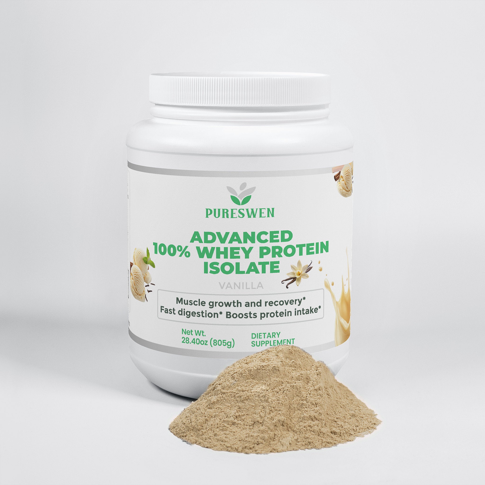 Advanced 100% Whey Protein Isolate (Vanilla)