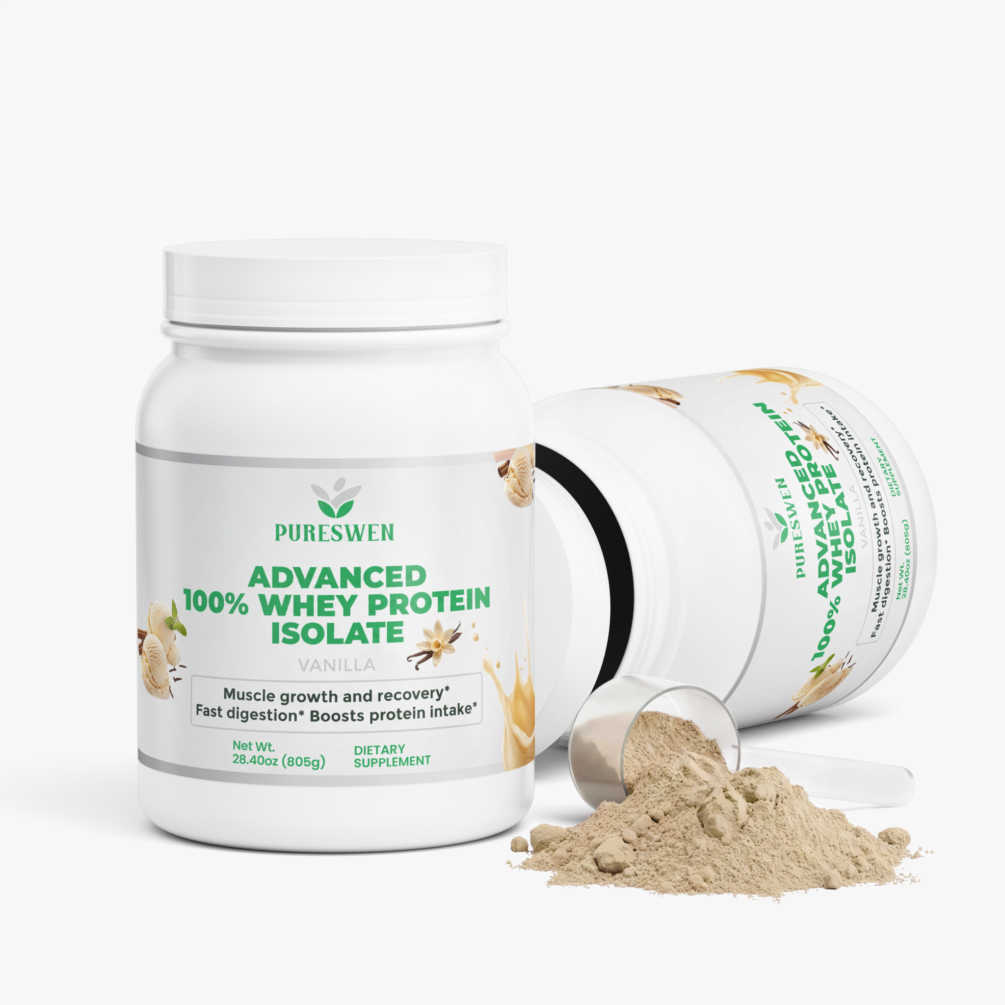 Advanced 100% Whey Protein Isolate (Vanilla)